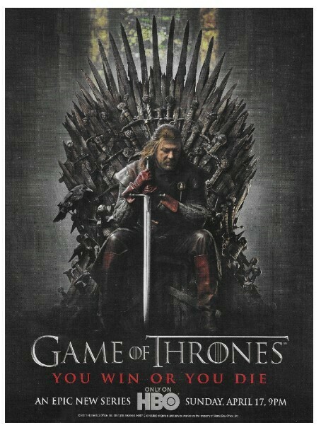 Bean, Sean / Game of Thrones (You Win Or You Die) / 2011