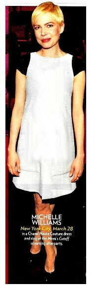 Williams, Michelle / In Chanel Haute Couture Dress | Magazine Photo | March 2011