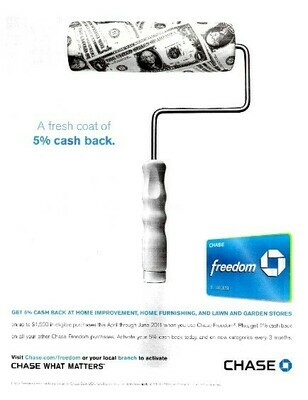 Chase / Freedom (A Fresh Coat of 5% Cash Back) / 2011