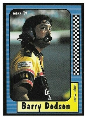Dodson, Barry / Penske Racing South | Maxx #63 | Auto Racing Trading Card | 1991