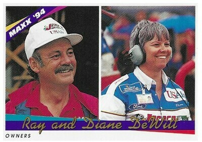 DeWitt, Ray and Diane / RaDiUs Motorsports | Maxx #112 | Auto Racing Trading Card | 1994