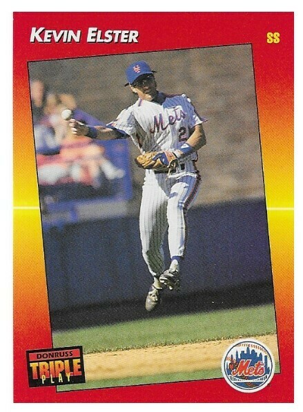 Elster, Kevin / New York Mets | Triple Play #66 | Baseball Trading Card | 1992