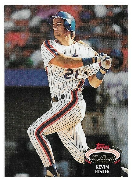 Elster, Kevin / New York Mets | Stadium Club #201 | Baseball Trading Card | 1992