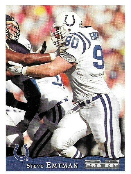 Emtman, Steve / Indianapolis Colts | Pro Set #185 | Football Trading Card | 1993