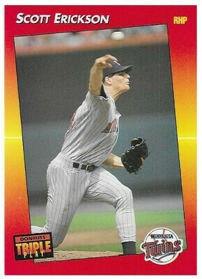 Erickson, Scott / Minnesota Twins | Triple Play #3 | Baseball Trading Card | 1992