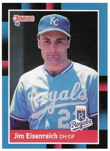 Eisenreich, Jim / Kansas City Royals | Donruss #343 | Baseball Trading Card | 1988