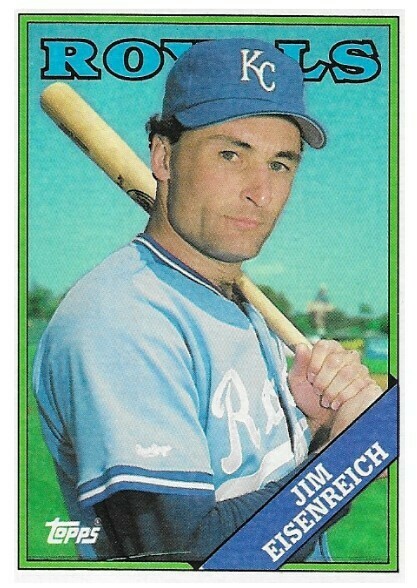 Eisenreich, Jim / Kansas City Royals | Topps #348 | Baseball Trading Card | 1988