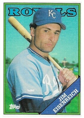 Eisenreich, Jim / Kansas City Royals | Topps #348 | Baseball Trading Card | 1988
