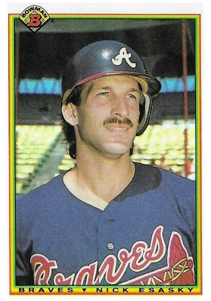 Esasky, Nick / Atlanta Braves | Bowman #20 | Baseball Trading Card | 1990