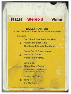 Parton, Dolly / In the Good Old Days (When Times Were Bad) | RCA Victor P8S-1455 | February 1969