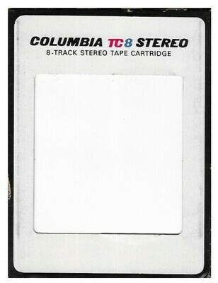 Columbia / White-Black-Red-Blue | Record Company Sleeve for 8-Track Tape