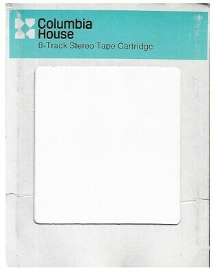 Columbia House / White-Blue-Black | Record Company Sleeve for 8-Track Tape