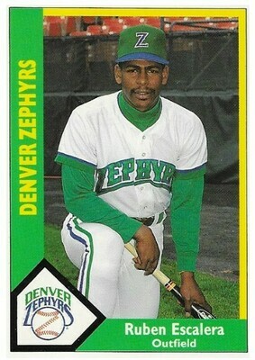 Escalera, Ruben / Denver Zephyrs | CMC #49 | Baseball Trading Card | 1990 | American Association
