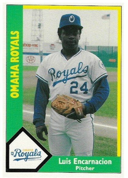 Encarnacion, Luis / Omaha Royals | CMC #179 | Baseball Trading Card | 1990 | American Association