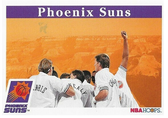 Phoenix Suns / Team Card | NBA Hoops #286 | Basketball Trading Card | 1992-93