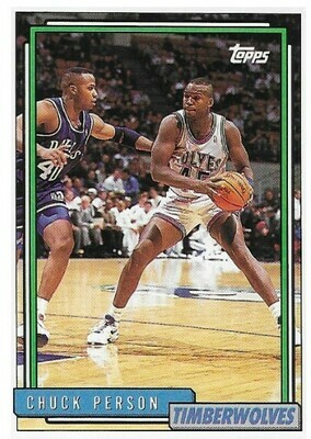 Person, Chuck / Minnesota Timberwolves | Topps #327 | Basketball Trading Card | 1992-93