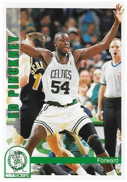 Pinckney, Ed / Boston Celtics | NBA Hoops #18 | Basketball Trading Card | 1992-93