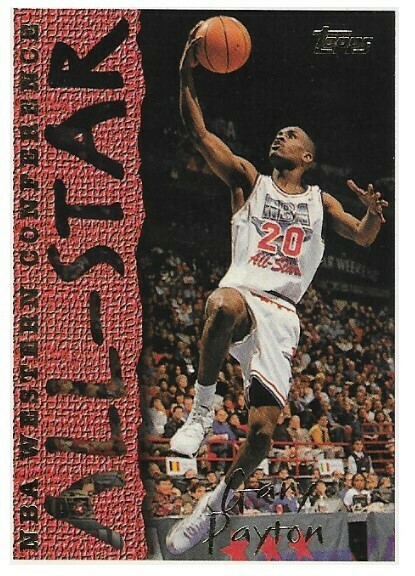 Payton, Gary / Seattle Supersonics | Topps #192 | Basketball Trading Card | 1994-95 | Hall of Famer | All-Star