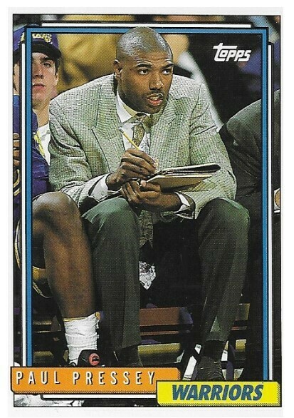 Pressey, Paul / Golden State Warriors | Topps #256 | Basketball Trading Card | 1992-93