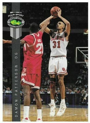 Patterson, Damon / Oklahoma Sooners | Classic (Four Sport) #15 | Basketball Trading Card | 1992