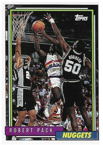 Pack, Robert / Denver Nuggets | Topps #366 | Basketball Trading Card | 1992-93
