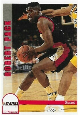 Pack, Robert / Portland Trail Blazers | NBA Hoops #192 | Basketball Trading Card | 1992-93