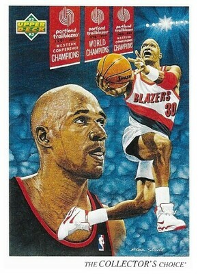 Porter, Terry / Portland Trail Blazers | Upper Deck #60 | Basketball Trading Card | 1992-93 | Checklist