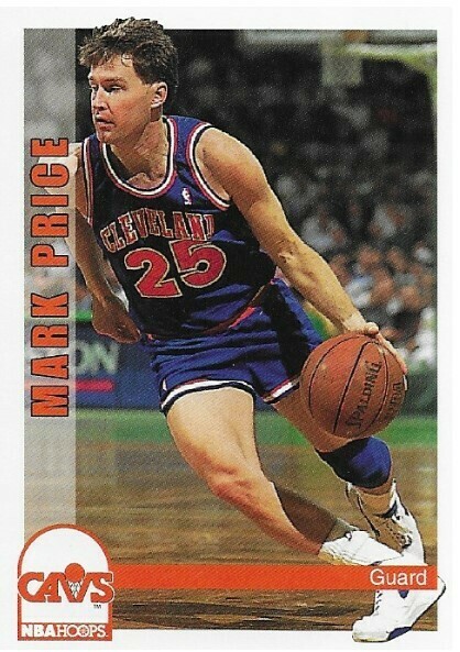 Mark Price Signed Cavaliers 1992-93 Upper Deck Basketball Card