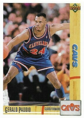 Paddio, Gerald / Cleveland Cavaliers | Upper Deck #230 | Basketball Trading Card | 1991-92 | Rookie Card