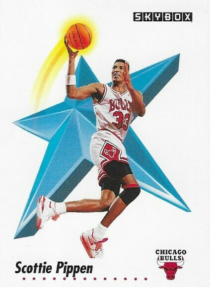 Pippen, Scottie / Chicago Bulls | SkyBox #44 | Basketball Trading Card | 1991-92 | Hall of Famer