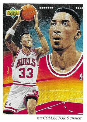 Pippen, Scottie / Chicago Bulls | Upper Deck #37 | Basketball Trading Card | 1992-93 | Hall of Famer | Checklist