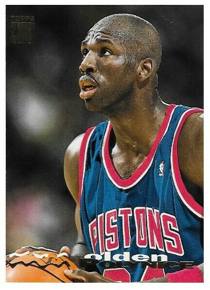 Polynice, Olden / Detroit Pistons | Stadium Club #84 | Basketball Trading Card | 1993-94