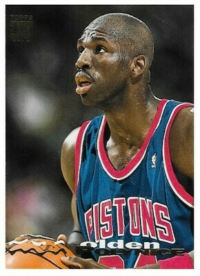 Polynice, Olden / Detroit Pistons | Stadium Club #84 | Basketball Trading Card | 1993-94