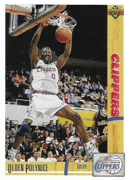 Polynice, Olden / Los Angeles Clippers | Upper Deck #140 | Basketball Trading Card | 1991-92
