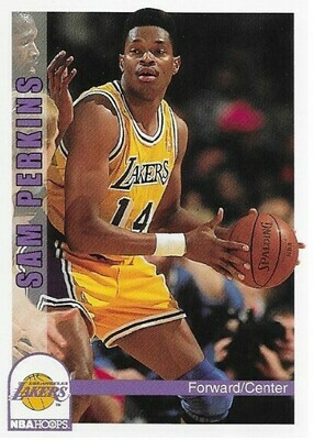 Perkins, Sam / Los Angeles Lakers | NBA Hoops #110 | Basketball Trading Card | 1992-93