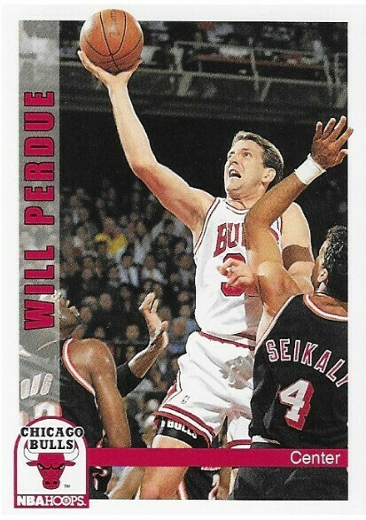 Perdue, Will / Chicago Bulls | NBA Hoops #33 | Basketball Trading Card | 1992-93