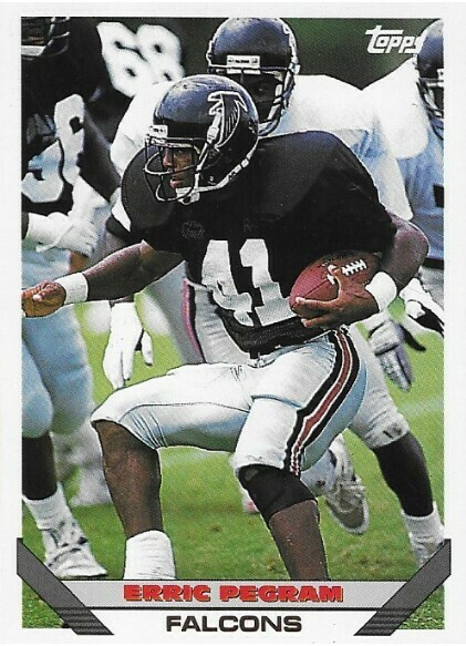 Pegram, Erric / Atlanta Falcons | Topps #528 | Football Trading Card | 1993
