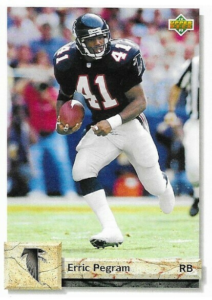 Pegram, Erric / Atlanta Falcons | Upper Deck #509 | Football Trading Card | 1992