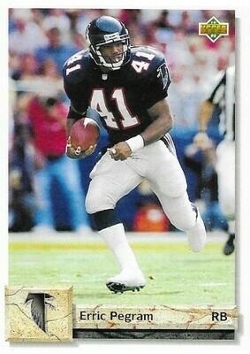 Pegram, Erric / Atlanta Falcons | Upper Deck #509 | Football Trading Card | 1992