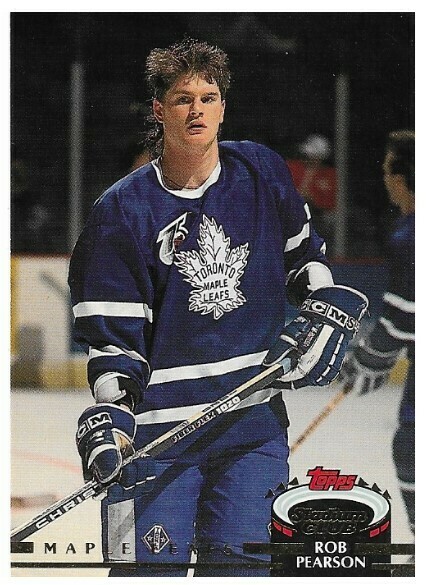 Pearson, Rob / Toronto Maple Leafs | Stadium Club #377 | Hockey Trading Card | 1992-93