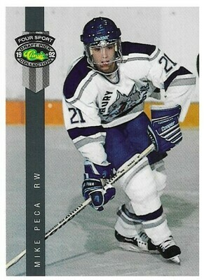 Peca, Mike / Sudbury Wolves | Classic (Four Sport) #166 | Hockey Trading Card | 1992