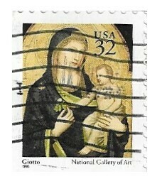 United States / 1995 | Madonna and Child by Giotto (32 Cents)