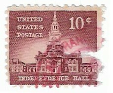United States / 1956 | Independence Hall, Philadelphia (10 Cents)