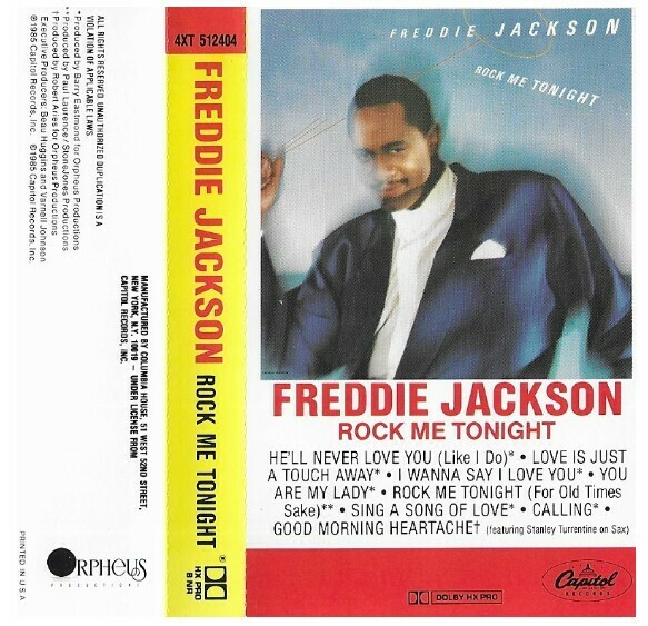 Jackson, Freddie / Rock Me Tonight | Capitol 4XT-512404 | April 1985