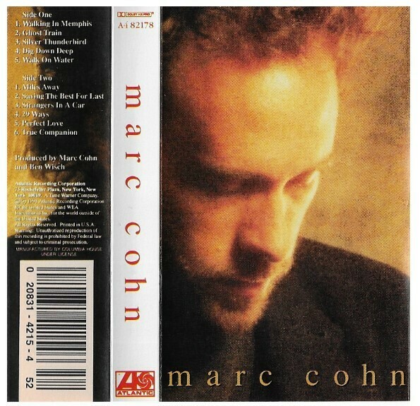 Cohn, Marc / Marc Cohn | Atlantic A4-82178 | February 1991