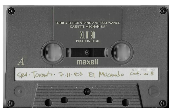 Vaughan, Stevie Ray / Toronto, Canada (El Mocambo) - July 11, 1983 | with Bonus
