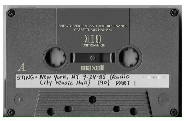 Sting / New York, NY (Radio City Music Hall) - September 24, 1985 | Part 1