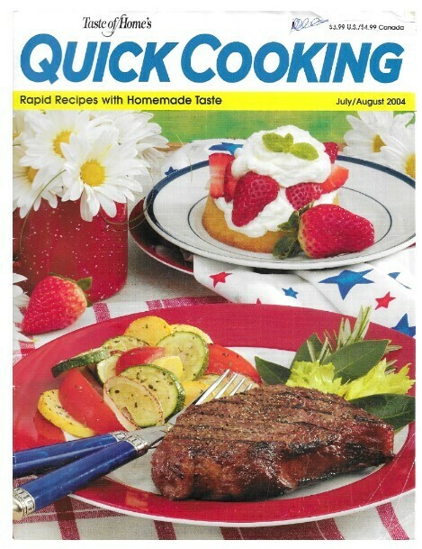 Quick Cooking / Grilled Peppered Steaks | July-August 2004
