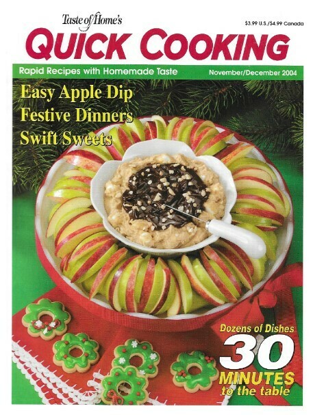 Quick Cooking / Festive Apple Dip | November-December 2004
