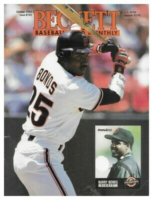 Beckett - Baseball Card Monthly / Barry Bonds | October 1993